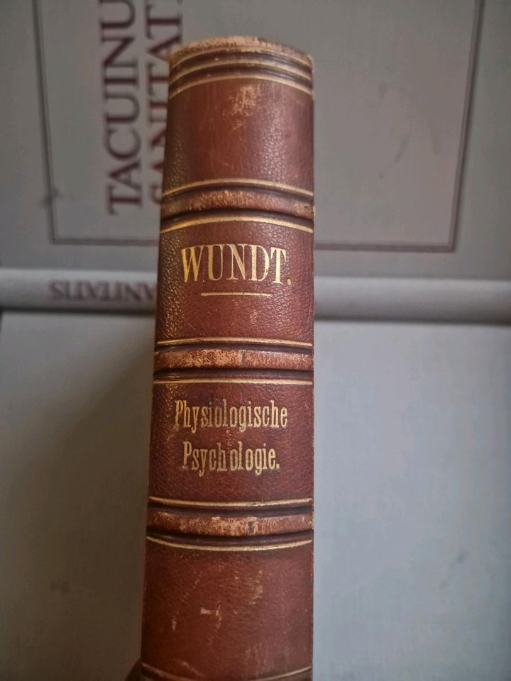 Wundt Grundzüge der physiologischen Psychologie 155 Holzschnitten in Berlin