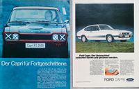 Ford Capri 1,2,3 Reklame Berichte S RS 2600 Giha 2,0 2,3 V6 2,8 Hessen - Hanau Vorschau