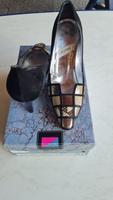 Casprini Pumps Gold, Silber, Schlange, echt Leder Gr. 37,5 Neustadt - Buntentor Vorschau
