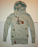 Naketano Pullover Hoodie Long-Hoodie Eichhörnchen Größe S 36 Niedersachsen - Schneverdingen Vorschau