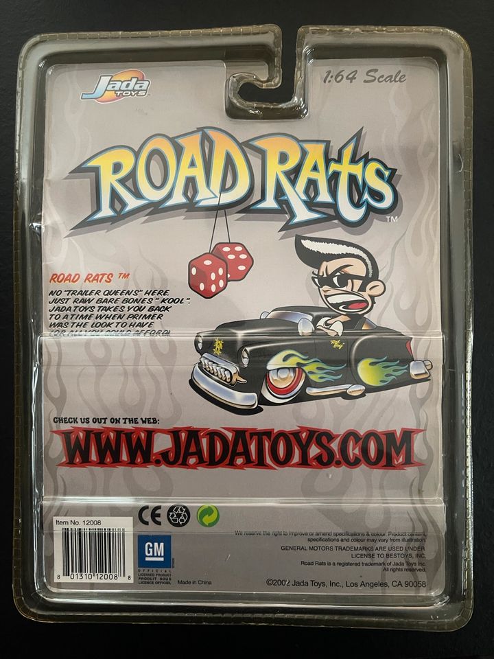 Jada Toys Road Rats 39 Chevy Sedan Delivery Truck Rat Fink V8 in Buxtehude