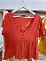 Luisa Cerano Shirt Bluse Pulli orange koralle rot Gr. L fließende Baden-Württemberg - Emmendingen Vorschau