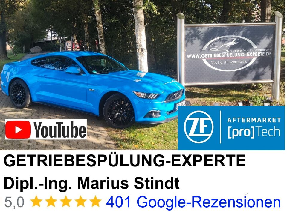 ZF [pro]Tech start Partner und Marktführer,  Spülsystem ohne schädlichen Reiniger !! Getriebespülung BMW Mercedes F10 F11 F30 F31 E60 E61 E70 W211 W212 W213 DSG CVT Audi Ford Opel Wandler 23 Getriebe in Wiesbaden