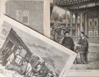 3 China Buch Illustrationen ORIG 1876 Peking & Kaiserstadt Plan München - Pasing-Obermenzing Vorschau