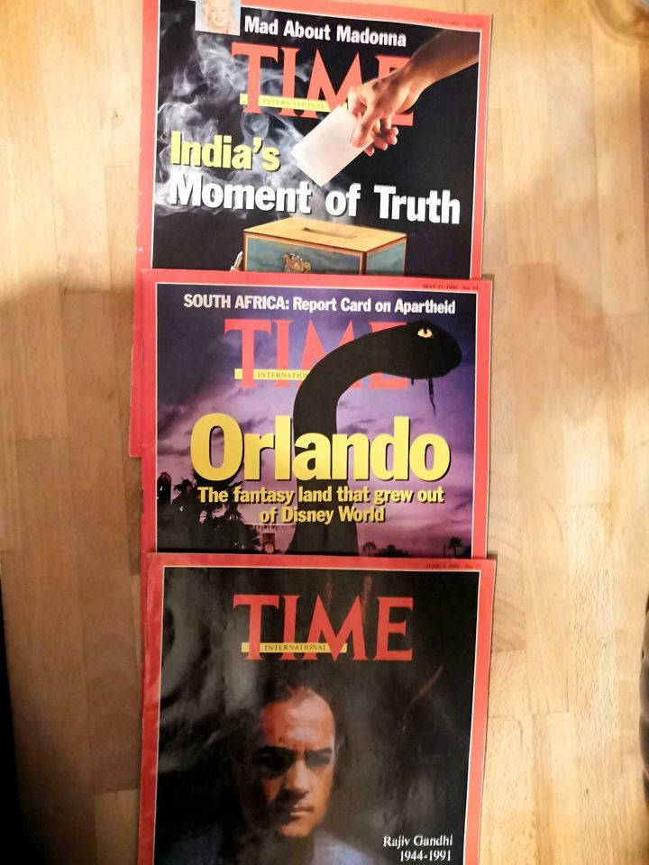 Jahr 1991 diverse  TIME Magazin  Original Ausgaben englisch in Berlin