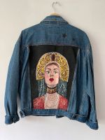 Customised Jeans Jacke Size L blau Frankfurt am Main - Westend Vorschau