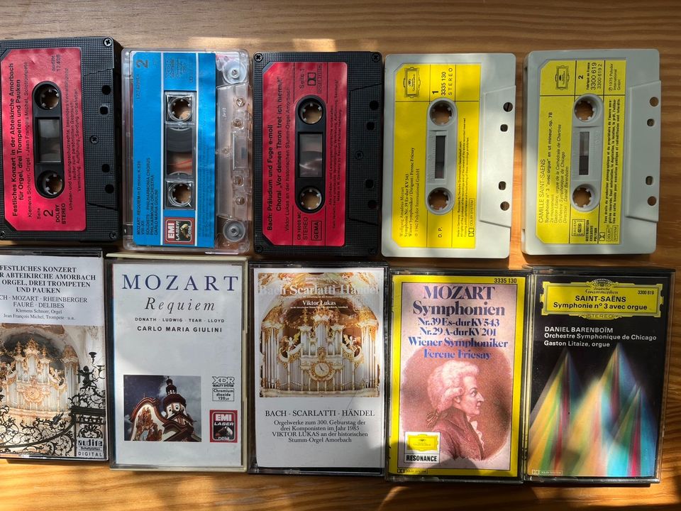 10x MC Klassische MusikKassette Cassette Bach Mozart pavarotti in Eckernförde