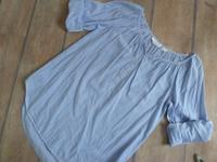 Bluse Sommer H&M blau weiß gestreift 38 Baumwolle Armelaufschlag Düsseldorf - Friedrichstadt Vorschau