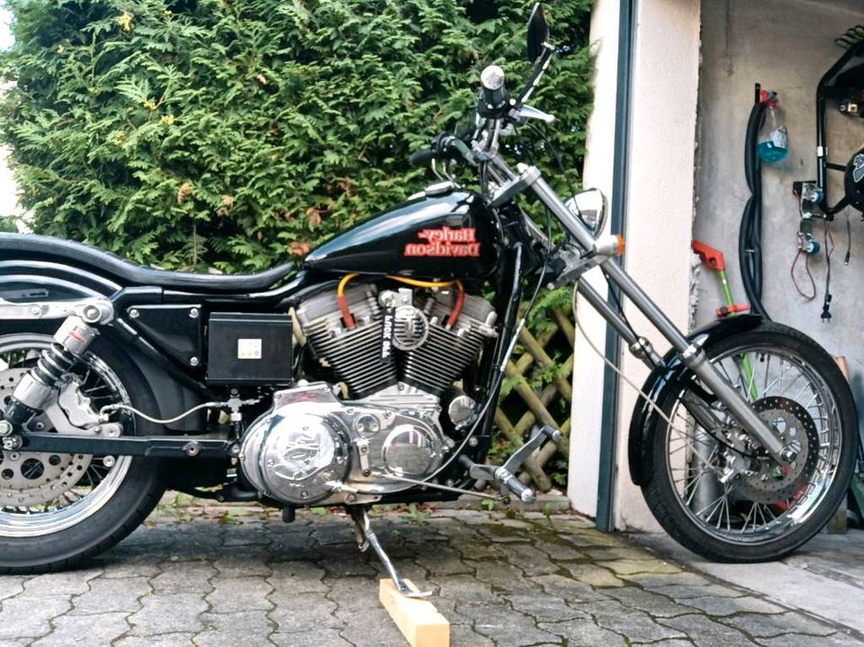 Harley Davidson EVO Sportster XL/2 1200, Chopper in Nürnberg (Mittelfr)