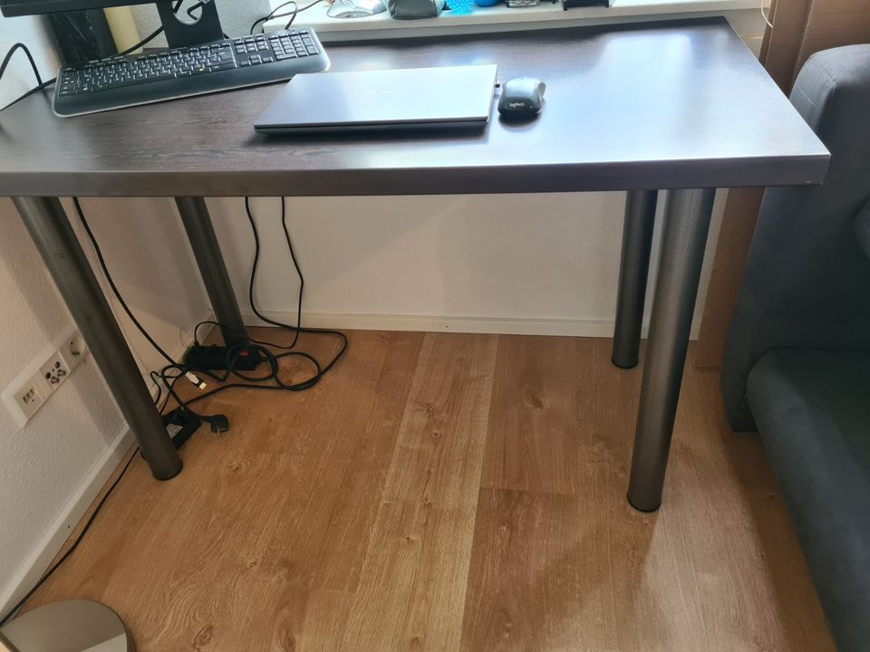 Schreibtisch Büro Tisch dunkel Bürotisch braun in Tübingen