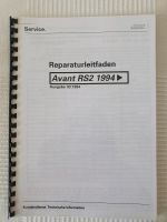 Reparaturleitfaden Audi Avant RS2 - Ausgabe 03.1994 Kr. München - Baierbrunn Vorschau