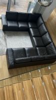 Sofa, Couch U Form 6 Sitzer Leder schwarz braun Saarland - Schmelz Vorschau