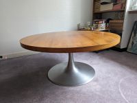 Wohnzimmer Tisch | Rund | Teak mit Metallfuß | Mid Century Wuppertal - Ronsdorf Vorschau