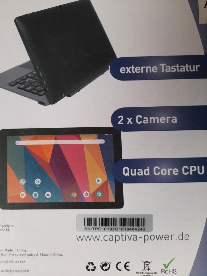 CAPTIVA Tablet PC  - PAD 10 2-in-1 Neu in Röbel