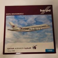 Herpa 514361 Qatar Airways Airbus A380 1:500 Baden-Württemberg - Pliezhausen Vorschau