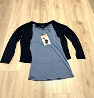 2-in-1-Sportshirt Sportoberteil blau 2er Set Top Langarmshirt 38 Niedersachsen - Barsinghausen Vorschau