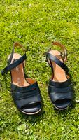 Solide Damensandaletten, Sandalen, Gabor, Echtleder, schwarz, 35 Dresden - Gompitz Vorschau