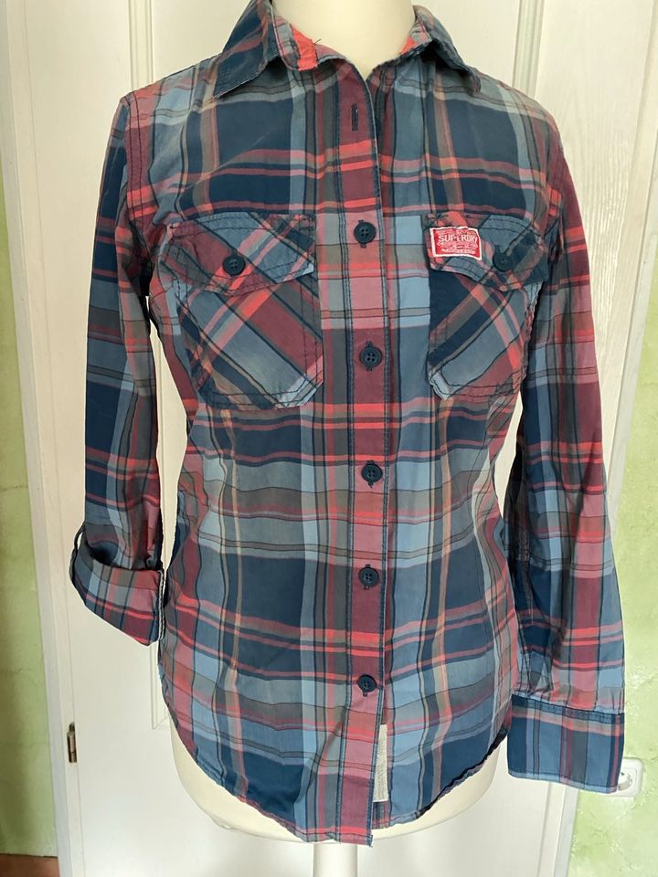 Superdry Bluse Damen Gr.XS langärmelig in Dietzenbach