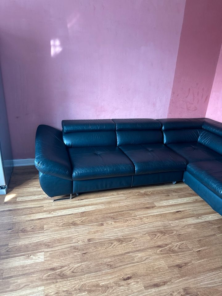 Segmüller Leder Couch zum verkaufen in Frankfurt am Main