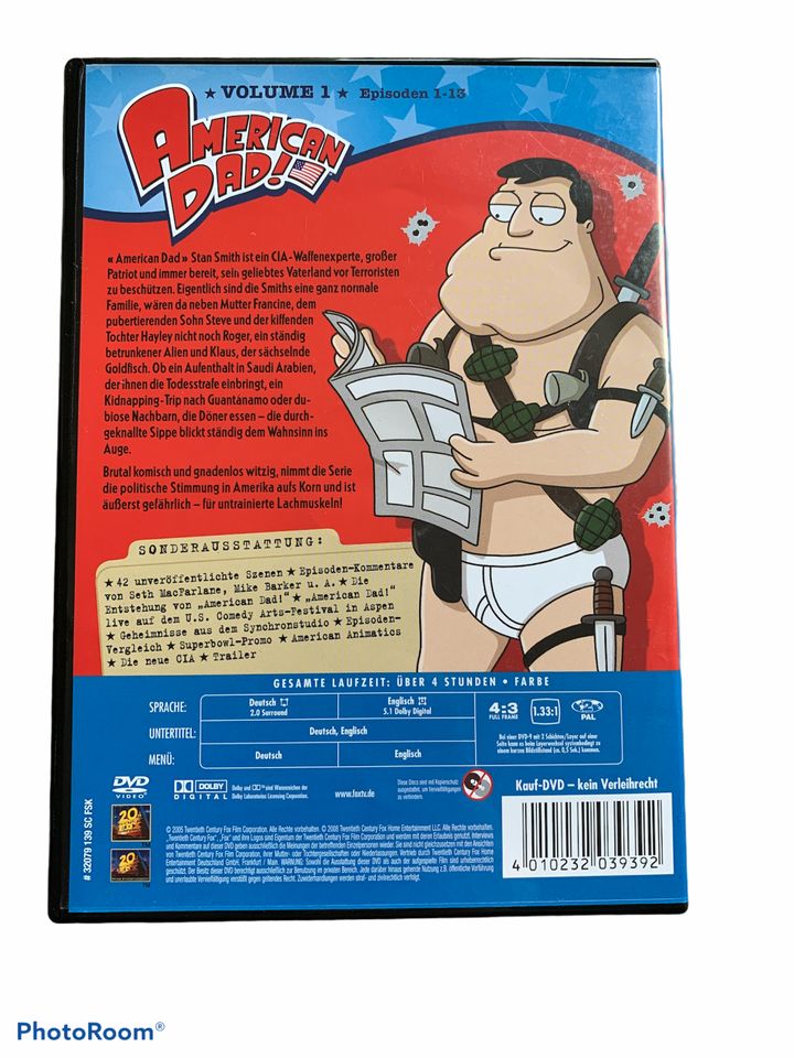 DVD Sammlung DVD American Dad Film Neuwertig Gebraucht Sammlerstü in Nürnberg (Mittelfr)