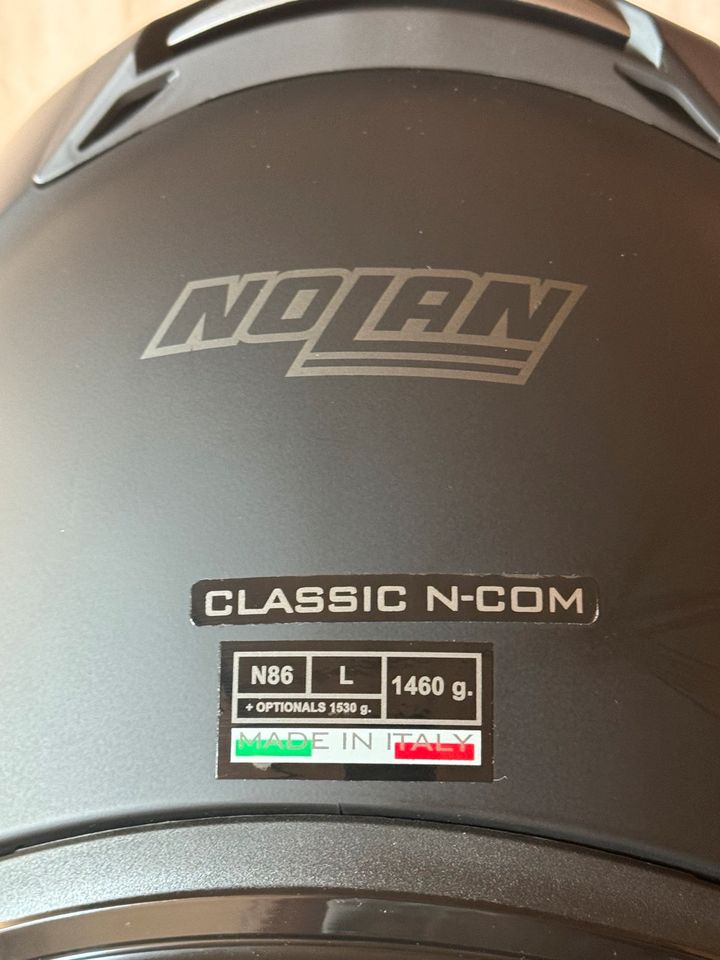 Motorradhelm Nolan N86 (matt-schwarz) in Original-Verpackung in Swisttal