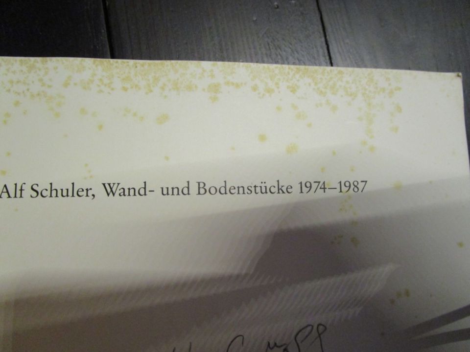Alf Schuler Wand - und Bodenstücke 1974 - 1987 Kunst in Borken