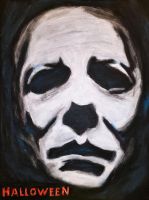 Michael Meyers Halloween Acrylgemälde Eimsbüttel - Hamburg Eimsbüttel (Stadtteil) Vorschau