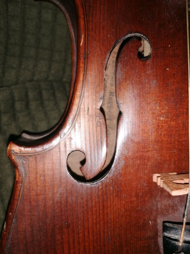 *Geige* Francesco Ruggeri dett il Per in Cremona l'anne 1670 in Wolnzach