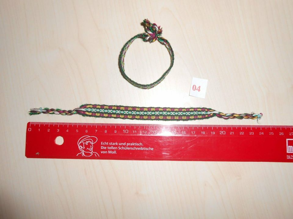 Freundschaftsbänder Armbänder Handarbeit in Kollmar