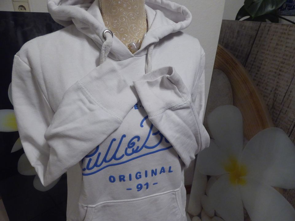 Pull & bear weißer Pulli, Hoodie, Gr. L in Nürnberg (Mittelfr)