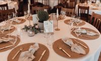 VERLEIH Platzsets Jute Hochzeit Deko Taufe Geburtstag Niedersachsen - Salzhemmendorf Vorschau