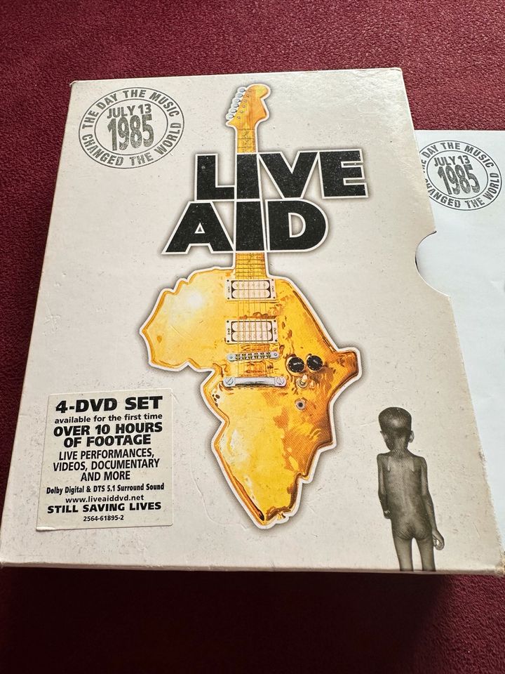 Live Aid 13.7.1985 4 -DVD Set  sehr guter Zustand in Leipzig