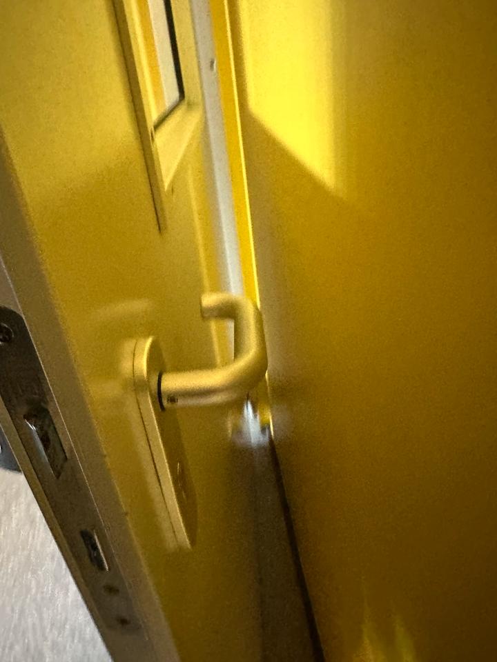 Hohe RS Rauchschutztür mit Oberlicht Stahl Glas Weiß Hörmann in Buxtehude