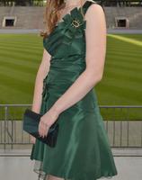 Edles Abiballkleid, Cocktailkleid dunkelgrün Glitzersteinen Gr. S Nordrhein-Westfalen - Leichlingen Vorschau
