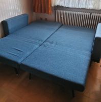 taubenblaues Sofa mit Schlaffunktion für Gäste Baden-Württemberg - Ilvesheim Vorschau