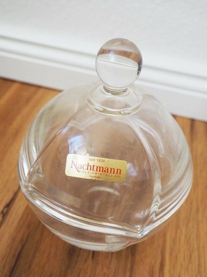 Original Nachtmann Venus Bleikristall Glas Schale mit Deckel in Sulingen