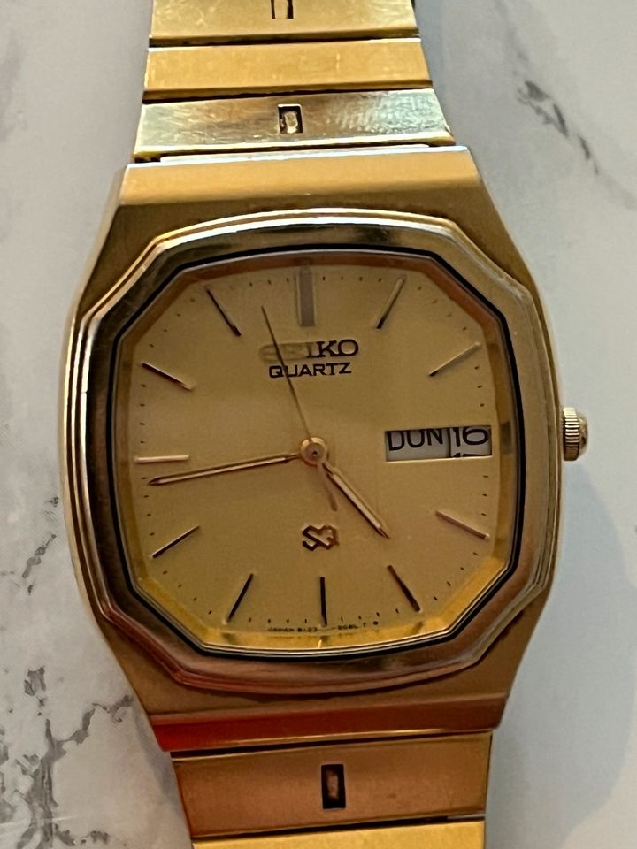 Vintage Seiko Gold Uhr in Monheim am Rhein