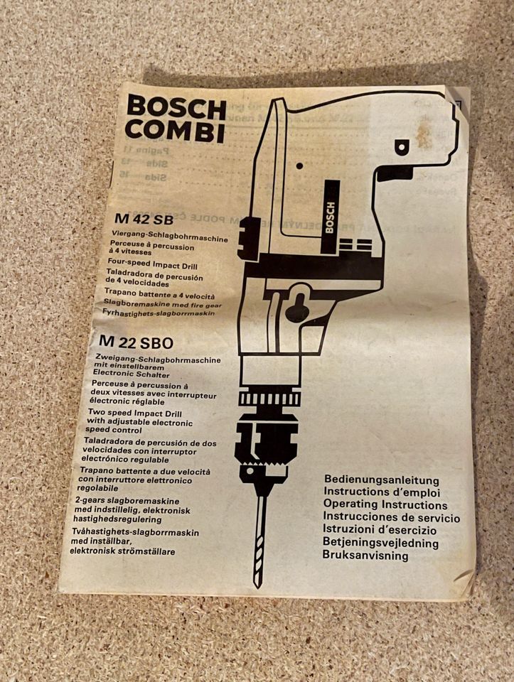 Bosch Schlagbohrmaschine M22 SBO in Mülheim (Ruhr)