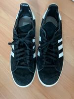 Adidas Originals Campus Sneaker Schuhe Velours Leder schwarz weiß Nordrhein-Westfalen - Niederkassel Vorschau