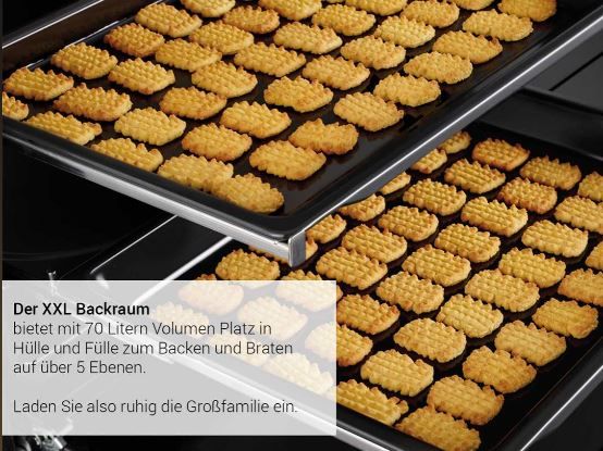 BACKOFEN KÜPPERSBUSCH  B6130.0 S1 A+ | SCHWARZ-EDELSTAHL | in Lage