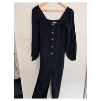 Asos Leinen Jumpsuit Overall Einteiler Schwarz S 36 Saarland - Spiesen-Elversberg Vorschau