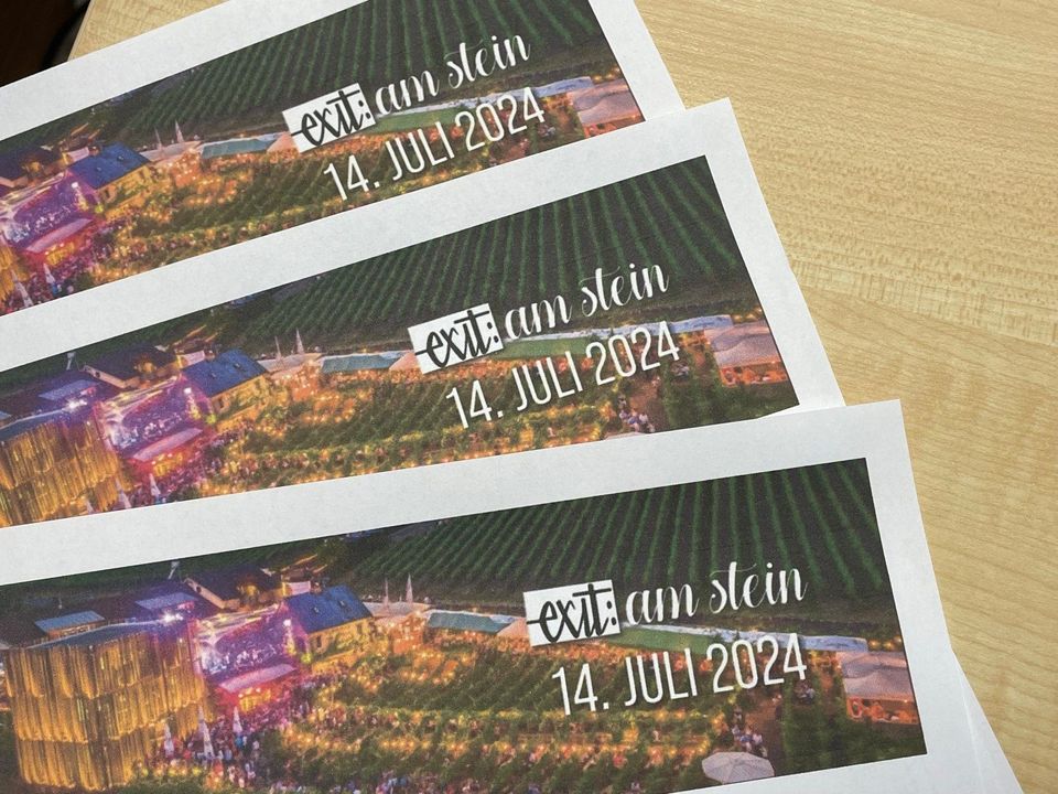 3 Tickets für Wein am Stein Würzburg 14.07.2024 14 Juli 3er Set in Großostheim