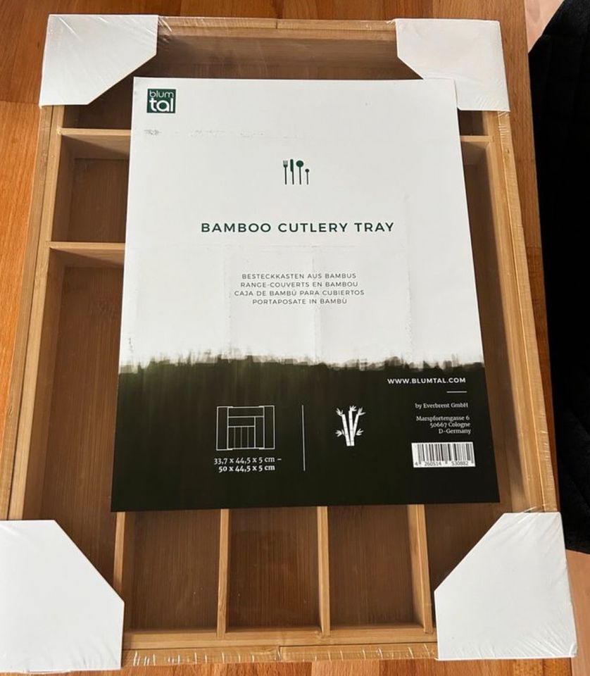 Bamboo cutlery tray in Gelsenkirchen