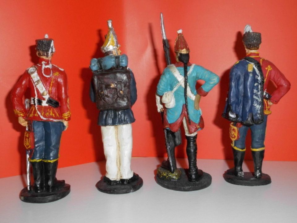 4er Set , historische Militärfiguren , Preußen , Sammlerstücke in Werlte 