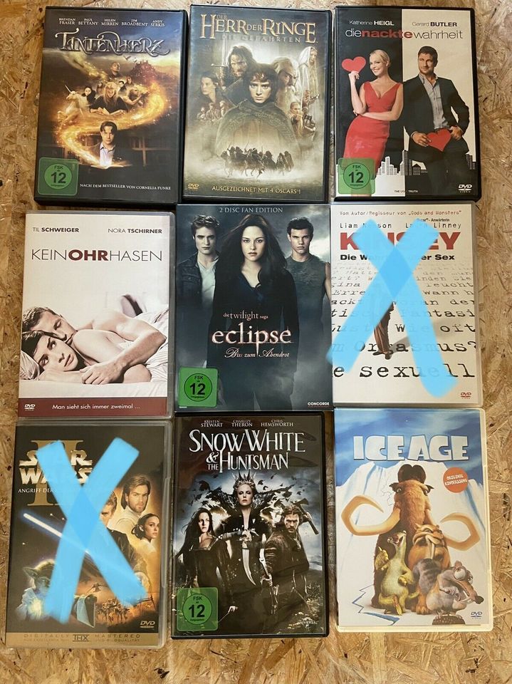 14x DVD Sammlung, Domino, Snow White and the Huntsman, 0,50€ in Tangstedt 