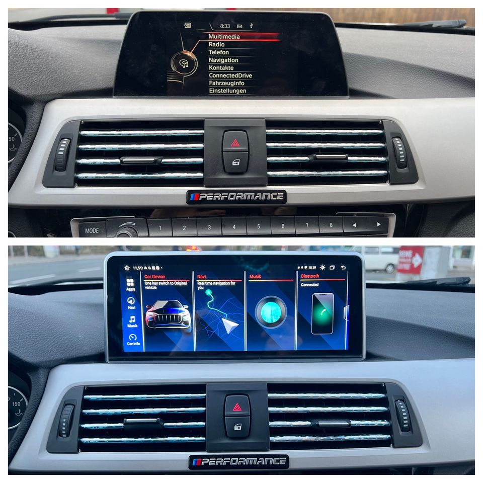 Bmw 3er 4er f30 f31 f34 f32 f33 f36 -Android Multimedia CarPlay in Nürnberg (Mittelfr)