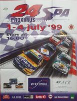 Poster 24h Rennen Spa Franchorchamps 1999, echte Rarität Nordrhein-Westfalen - Bad Berleburg Vorschau