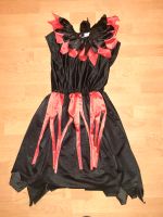 Kleid Kostüm Karneval Hexe schwarz/rot 152 Düsseldorf - Gerresheim Vorschau