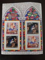 Briefmarkenblock Weihnachten 2001 Bayern - Landau a d Isar Vorschau