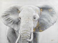 Designer Bild Elefant 120x90cm, handgemalt Hamburg-Mitte - Hamburg Rothenburgsort Vorschau